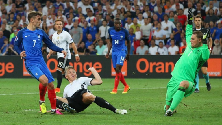 Đội tuyển Pháp và Đức với những trận đấu thoát tim người hâm mộ