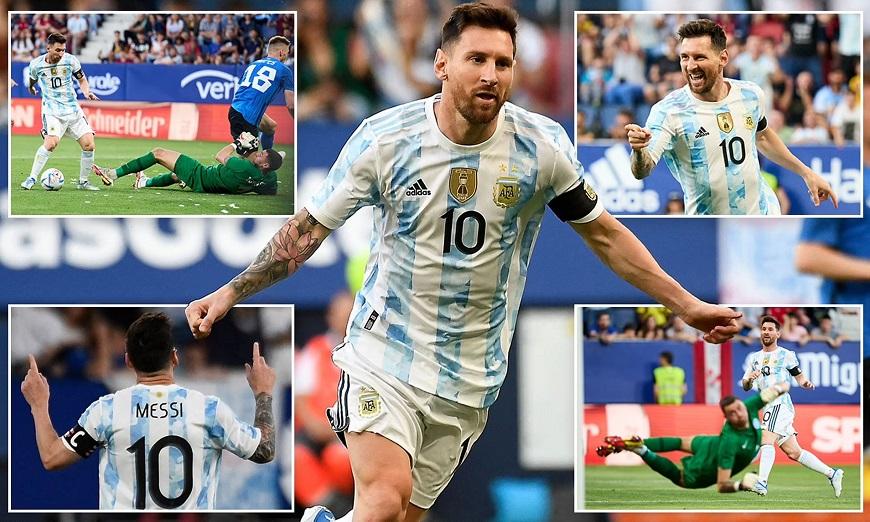 Lionel Messi thuộc top 10 cầu thủ chạy nhanh nhất thế giới
